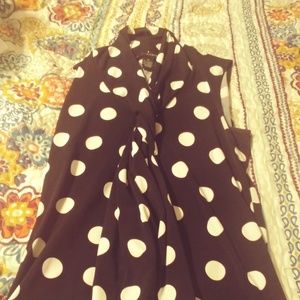 Dressy sleeveless top